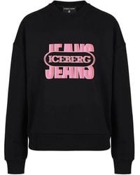 Iceberg - Logo-Print Sweatshirt - Lyst