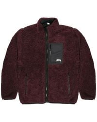 Stussy - Reversible Fleece-texture Jacket - Lyst