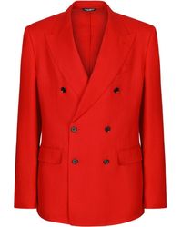 Dolce & Gabbana - Double-breasted Suit Jacket - Lyst
