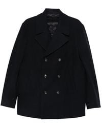 Canali - Double-Breasted Coat - Lyst