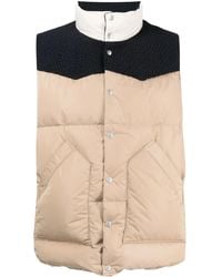 Undercover - Gefütterte Weste Mit Kontrasteinsätzen - Lyst
