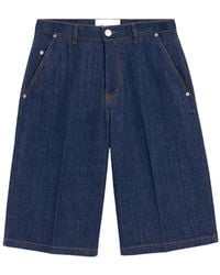 Ami Paris - Pantalones Vaqueros Cortos Con Cinco Bolsillos - Lyst