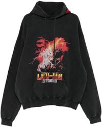 LỰU ĐẠN - Graphic-Print Oversized Hoodie - Lyst