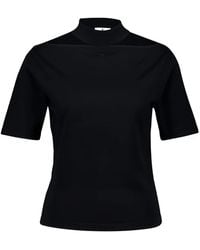 Courreges - Cut-Out Merino Wool T-Shirt - Lyst