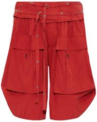 Isabel Marant - Heidi Low-rise Belted Shorts - Lyst
