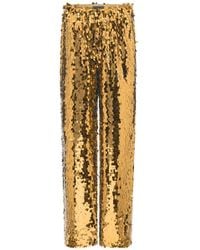 Simon Miller - Nella Sequin-Embellished Wide-Leg Trousers - Lyst