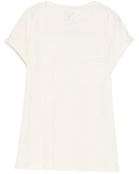 Eleventy - T-Shirt À Poche Poitrine - Lyst