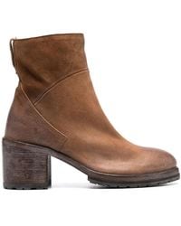 Moma - 70Mm Leather Ankle Boots - Lyst