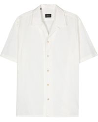 Brioni - Seersucker Cotton Shirt - Lyst