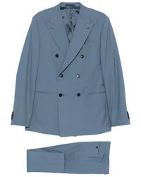 Caruso - Double-Breasted Tailored Suit - Lyst