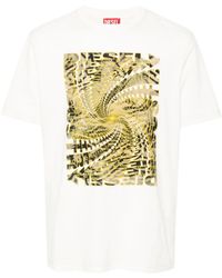 DIESEL - T-just-n12 Cotton T-shirt - Lyst