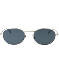 Saint Laurent - Lunettes De Soleil À Monture Ronde - Lyst