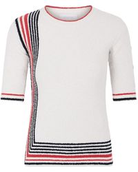 Rabanne - Top A Righe - Lyst