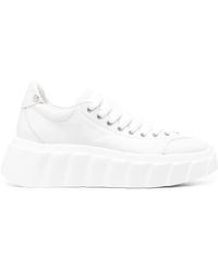 Agl Attilio Giusti Leombruni - Blondie Ties Leather Sneakers - Lyst