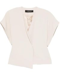 FEDERICA TOSI - Wrap-Design Asymmetric Jacket - Lyst