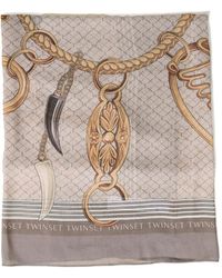 Twinset - Chain Print Keffiyeh - Lyst
