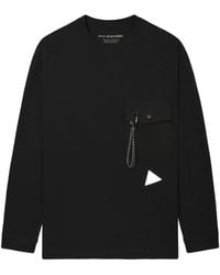 and wander - Pocket Long-Sleeve T-Shirt - Lyst