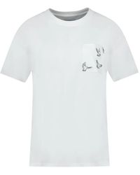 3.PARADIS - Doves-Pocket T-Shirt - Lyst