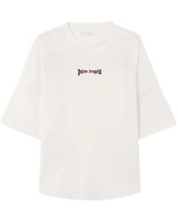 Palm Angels - Logo-Print Crew-Neck T-Shirt - Lyst