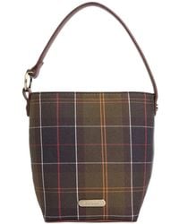 Barbour - Cedar Mini Tartan Bucket Bag - Lyst