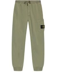 Stone Island - Patch-Pocket Cotton Track Pants - Lyst