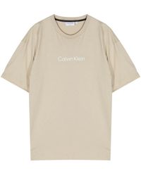 Calvin Klein - Hero Logo-print Cotton T-shirt - Lyst