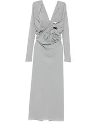 Christopher Esber - Drapiertes Kleid mit langen Ärmeln - Lyst