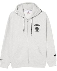 Aape By A Bathing Ape - Logo-Printed Hoodie - Lyst