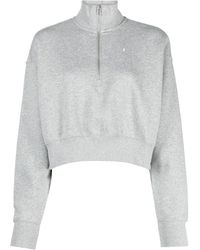 Nike - Phoenix Cropped Zip-up Sweatshirt - Lyst