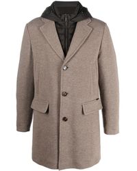 Moorer - Single-breasted Fitted Coat - Lyst