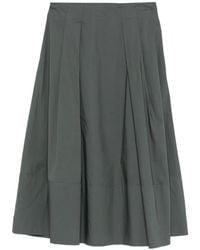 Woolrich - Cotton Long Skirt - Lyst