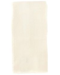 Elisabetta Franchi - Logo Wool Scarf - Lyst