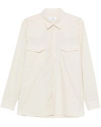 Lardini - Gestreiftes Hemd mit Brusttaschen - Lyst