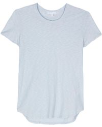 James Perse - T-shirt en coton à manches courtes - Lyst