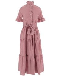 F.it - Striped-Pattern Dress - Lyst