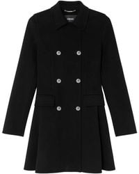 Versace - Double-Breasted Coat - Lyst