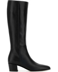 Gianvito Rossi - Lyell 50mm ブロックヒール レザーブーツ - Lyst