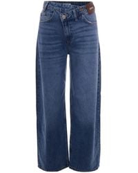 Liu Jo - Asymmetric-Waist Jeans - Lyst