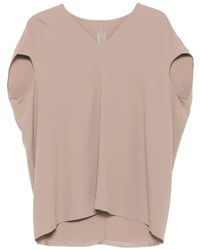 Rick Owens - Top mit V-Ausschnitt - Lyst