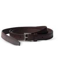 Prada - Antiqued Leather Belt - Lyst