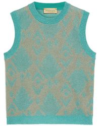 Momoní - Jacquard Crewneck Top - Lyst