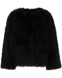 Yves Salomon - Jacke Mit Federn - Lyst