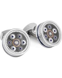Tateossian - Septa Gear Round Cufflinks - Lyst