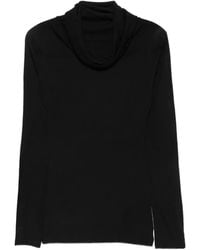 Alysi - Pull En Maille Fine À Col Bénitier - Lyst