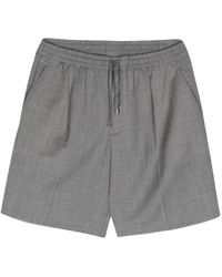 Briglia 1949 - Pleated Wool Bermuda Shorts - Lyst