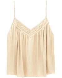 Ba&sh - Clovis Ruched Camisole Blouse - Lyst
