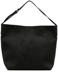 THEMOIRÈ - Zoe Suede-Effect Shoulder Bag - Lyst