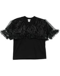 Noir Kei Ninomiya - Ruffled Top - Lyst