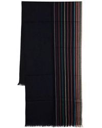 Paul Smith - Signature Stripe Wool Scarf - Lyst