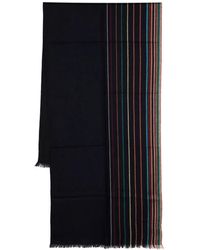 Paul Smith - Signature Stripe Wool Scarf - Lyst